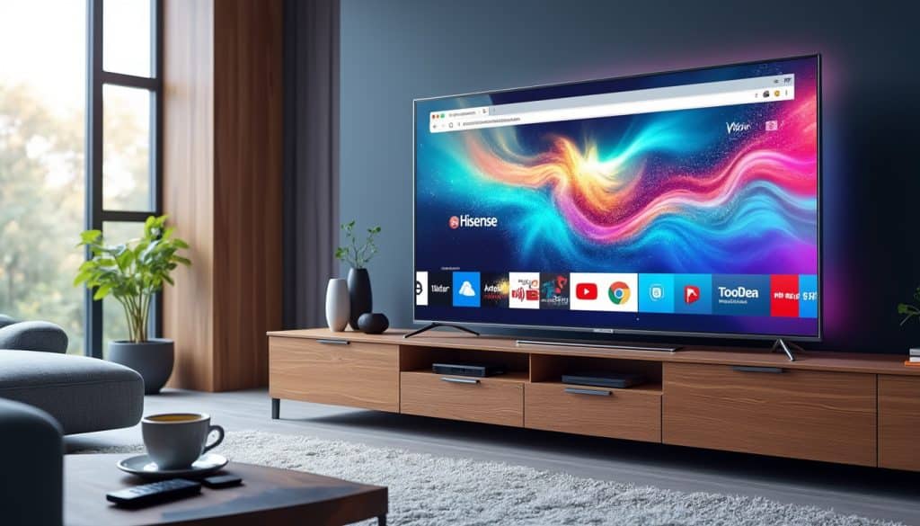 Navigateur internet sur TV Hisense vidaa : à vérifier avant