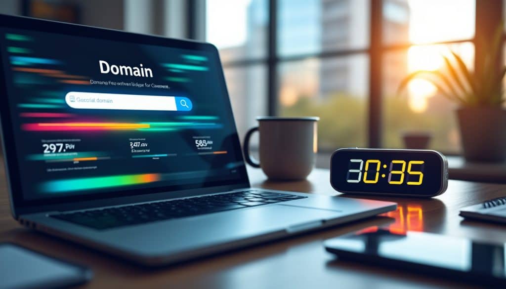 Recherche de nom de domaine godaddy : en une minute
